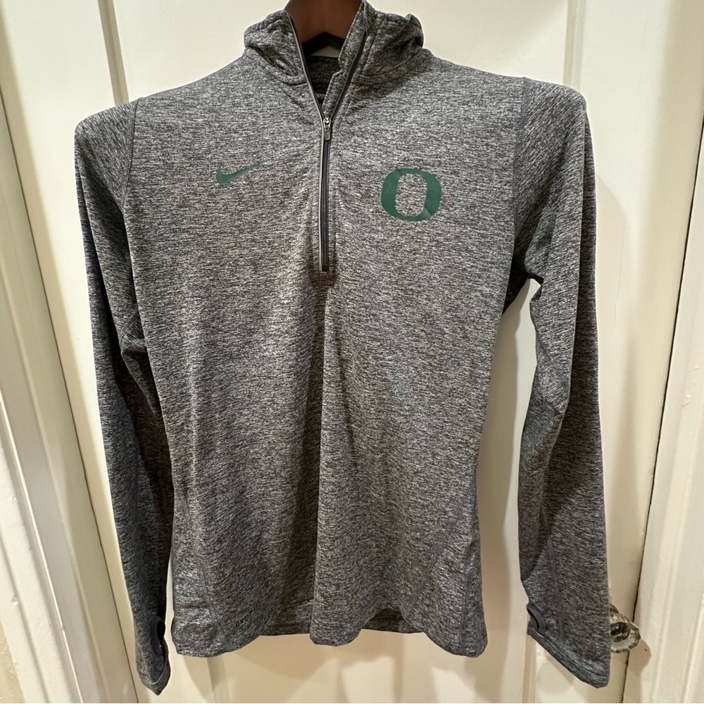 Nike Oregon Heather Gray Quarter-Zip